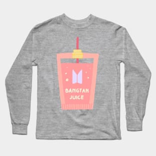 BTS Juice pink aesthetic item Long Sleeve T-Shirt